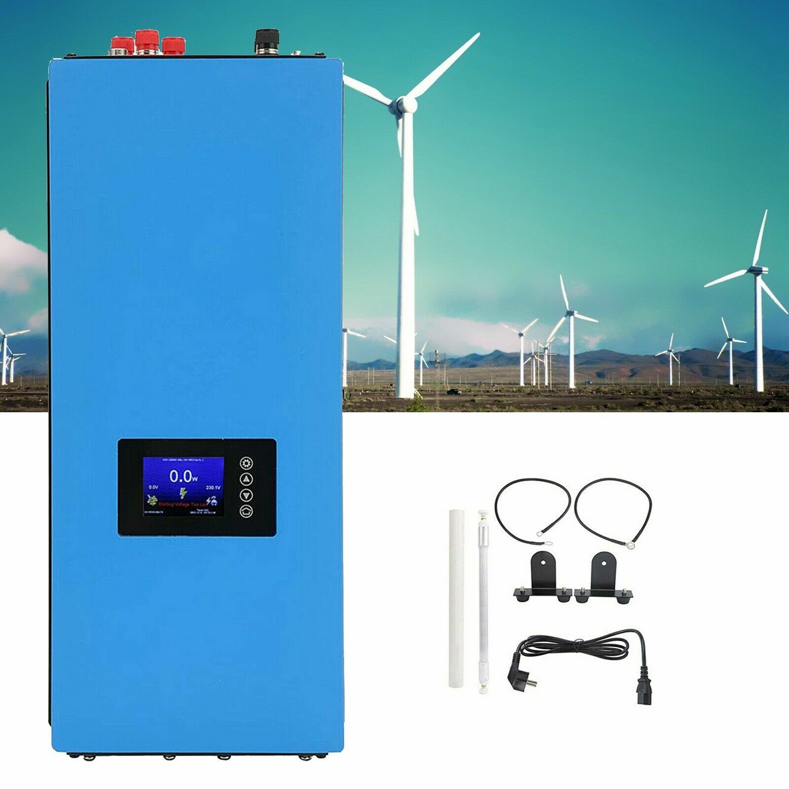 5000W Wind Turbine On Grid Tie Inverter Pure Sine Wave 45-90VDC - 220VAC