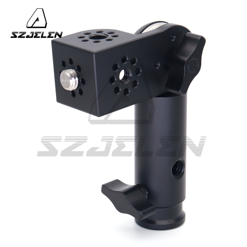 Square 3/8 Three-side Expansion Swivel Bracket With 3/8 Screw For Camera Monitor