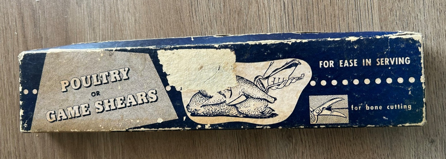 Poultry or Game Shears for bone cutting Vintage in original box
