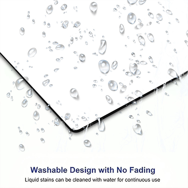1pc Star Blue Pattern HD Printed Pad for Desk, Multi Functional XXL Mousepad, K
