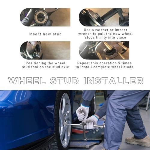 22800 Wheel Stud Installer, Wearproof Auto Tire Stud Installer Tool