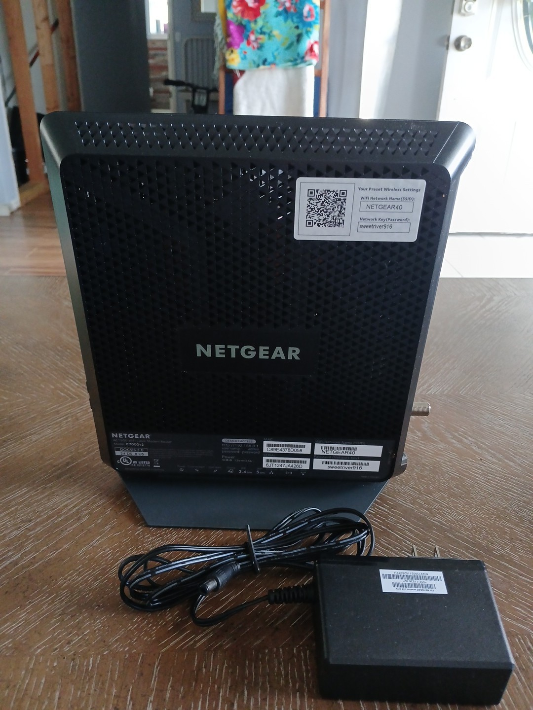NETGEAR Nighthawk C7000v2 AC1900 Wi-Fi Cable Modem Router