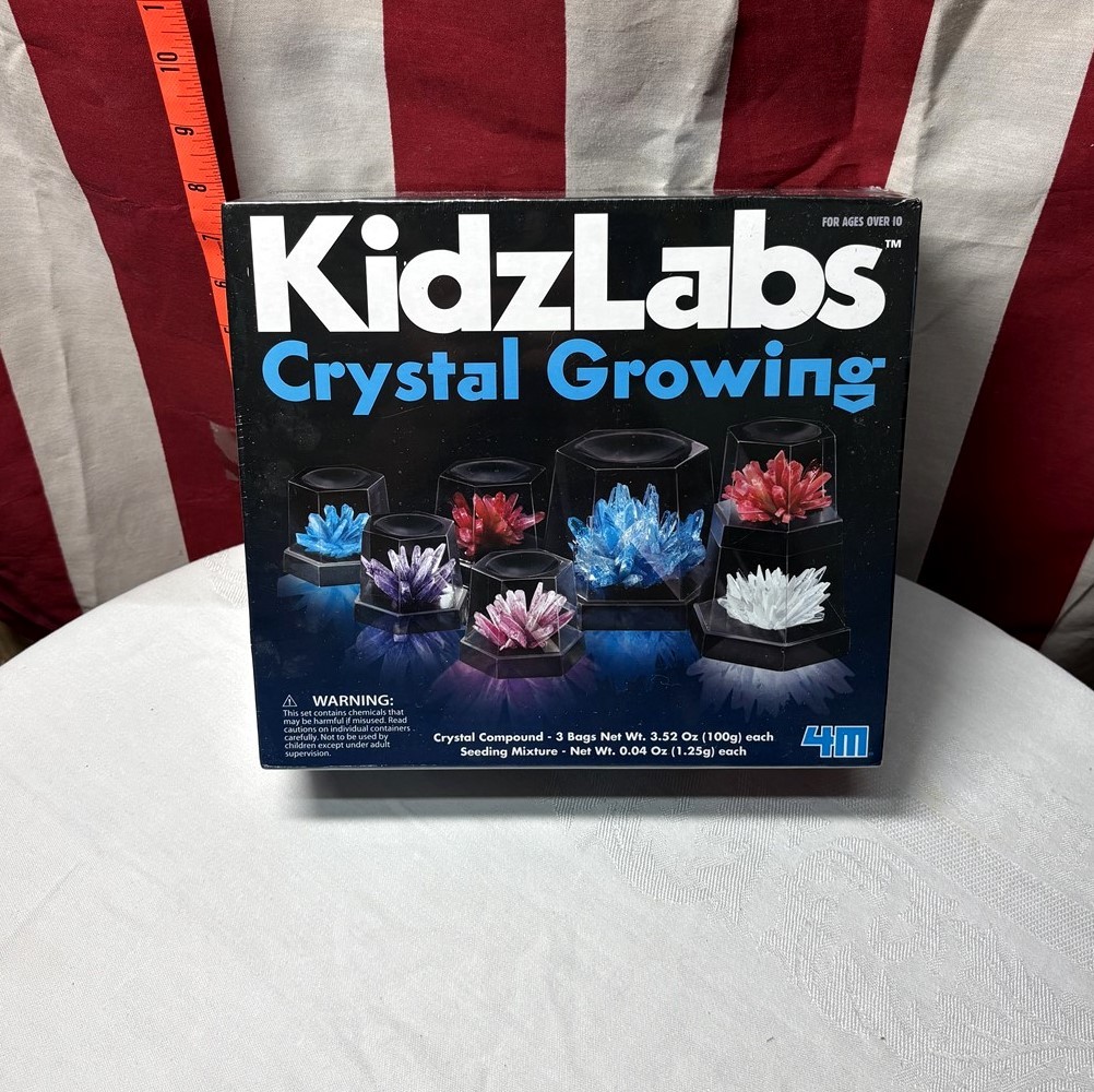 CRYSTAL GROWING KIT science experiment 4M sealed STEM earth-science New