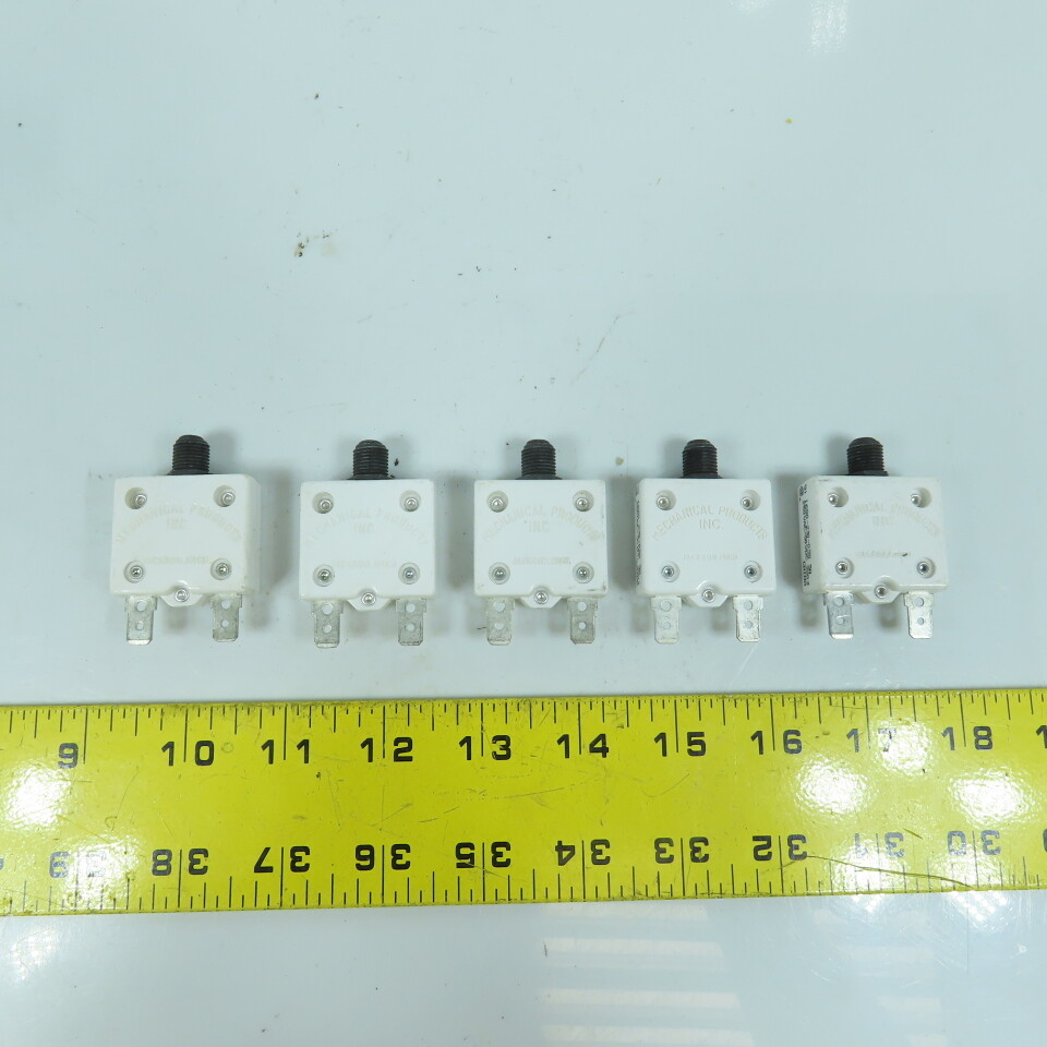 Mechanical Products 1680-230-050 Push To Reset Boat Breaker 5A 250V AC Lot Of 5