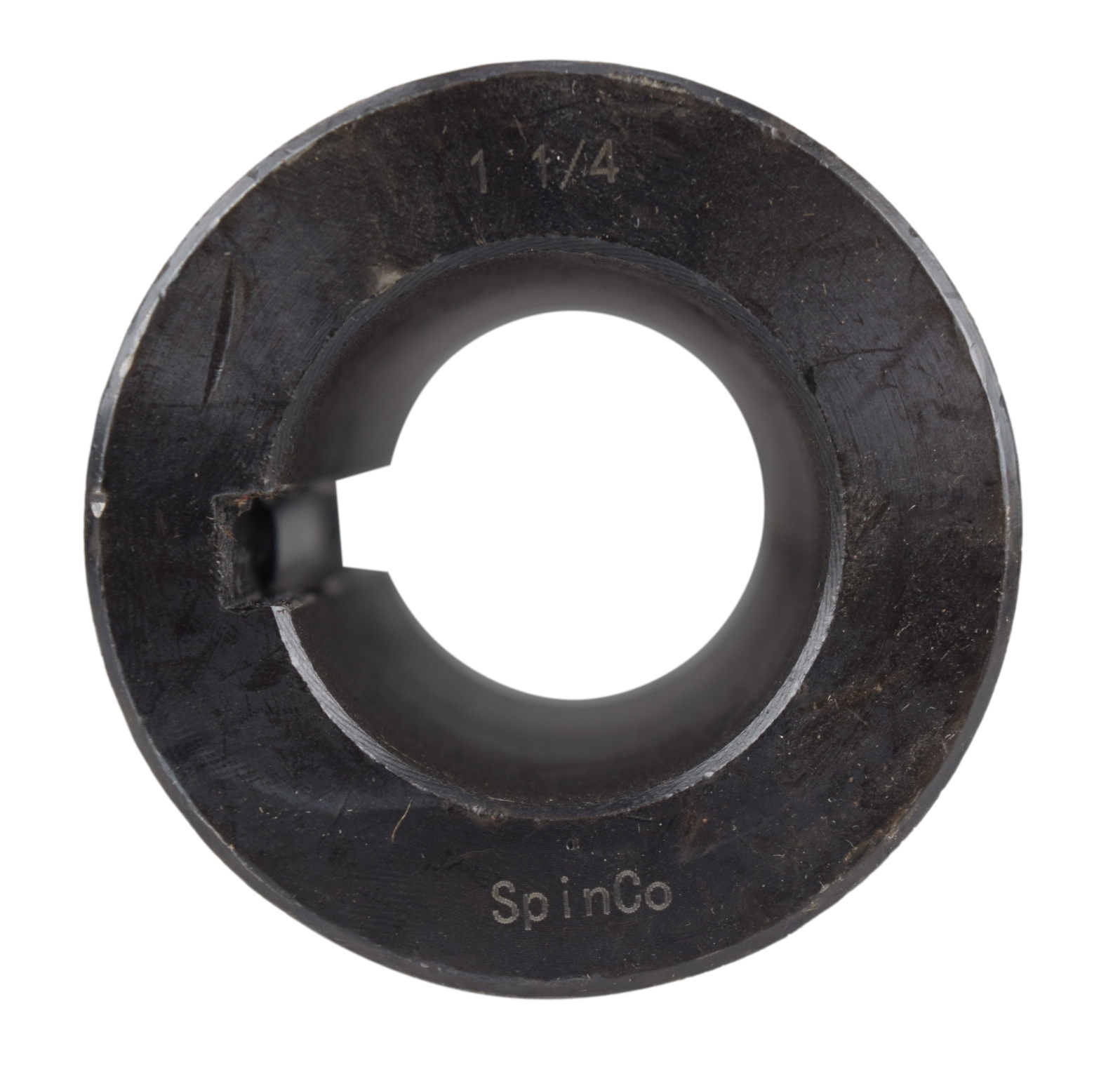 1-1/4" Solid Shaft Coupler w/ Keyway and Set Screws