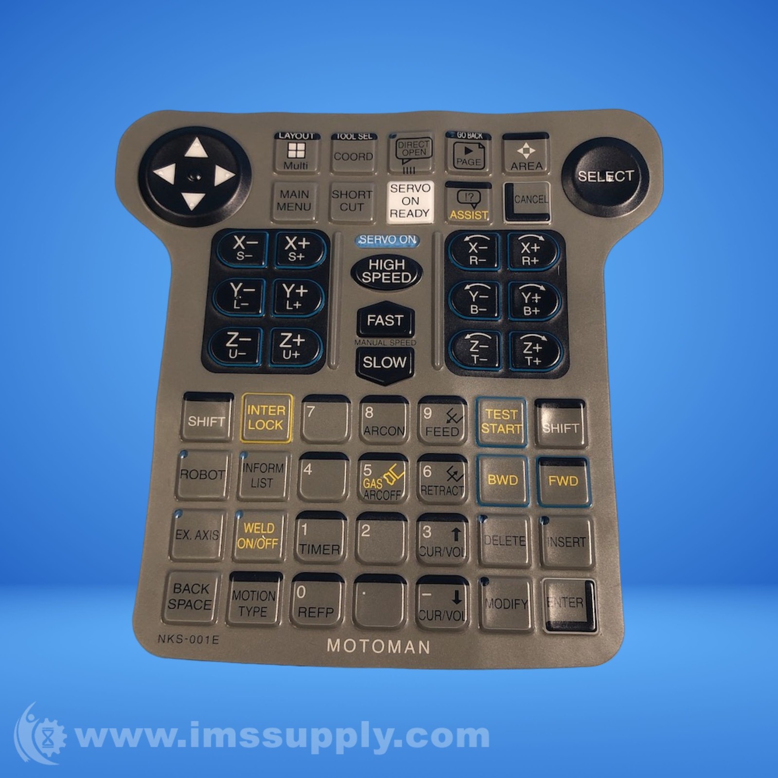 Motoman NSK-001E Teach Pendant Membrain Keypad/overlay FNIP