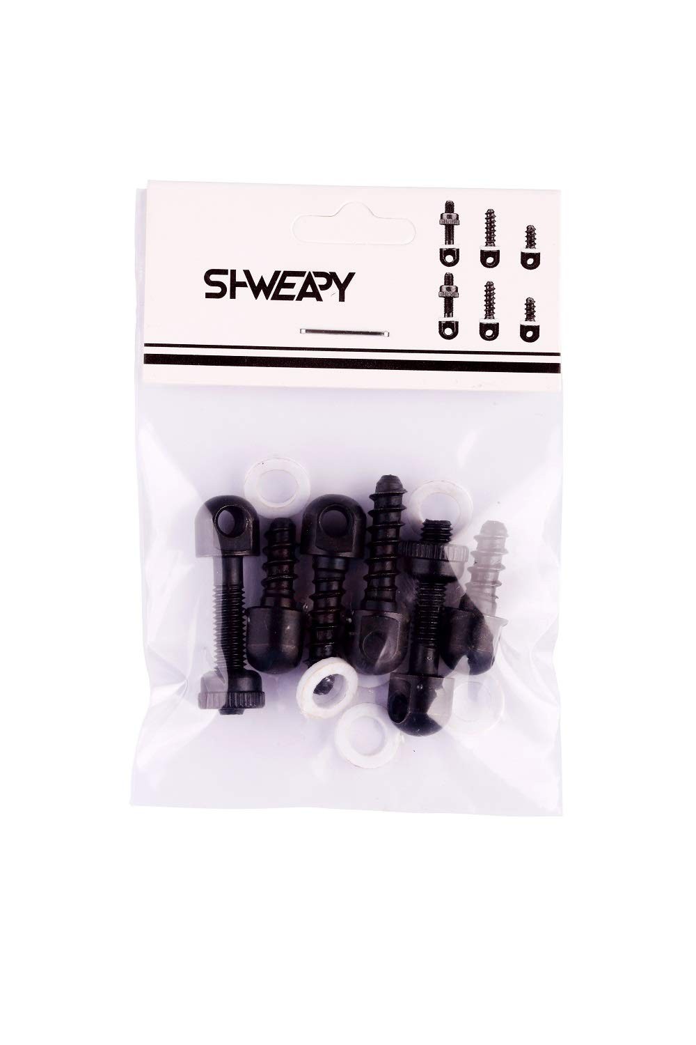 SHWEAPY Sling Swivel Studs Wood Screw Studs,6PCS Sling Mounting Kit (3)