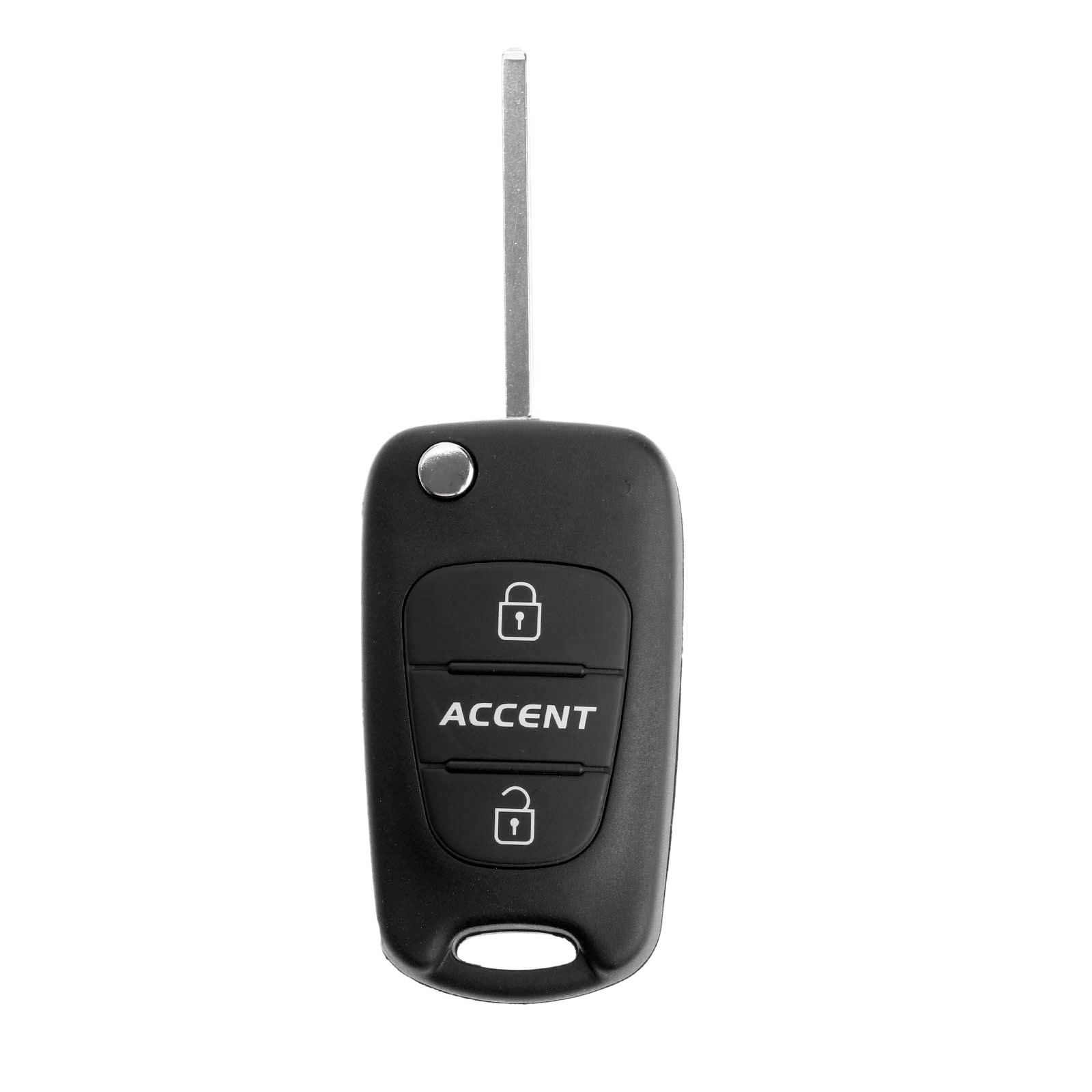 Flip Key Shell Remote Case Fob Uncut 3 Buttons Replace Parts for HYUNDAI Accent