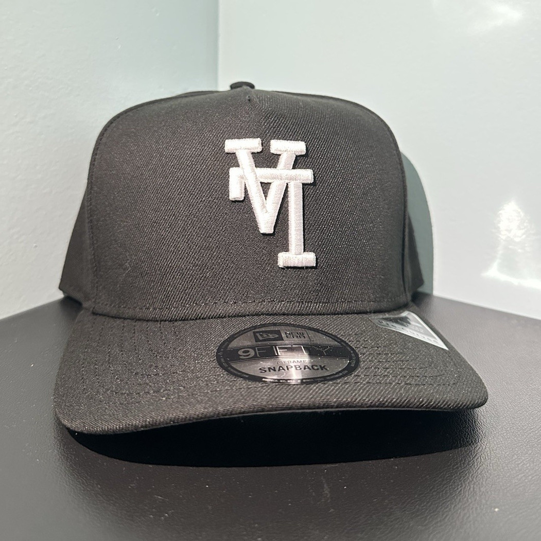 LA Dodgers New Era 9FIFTY A-Frame Snapback Baseball Cap Black/White