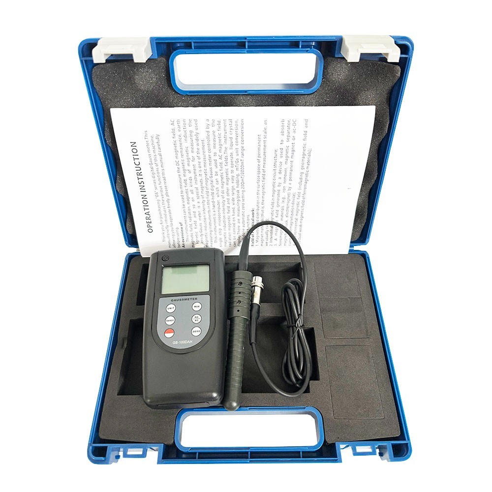 Handheld Gaussmeter Magnetic Strength Tester with 0~200mT~2000mT Accuracy 1%