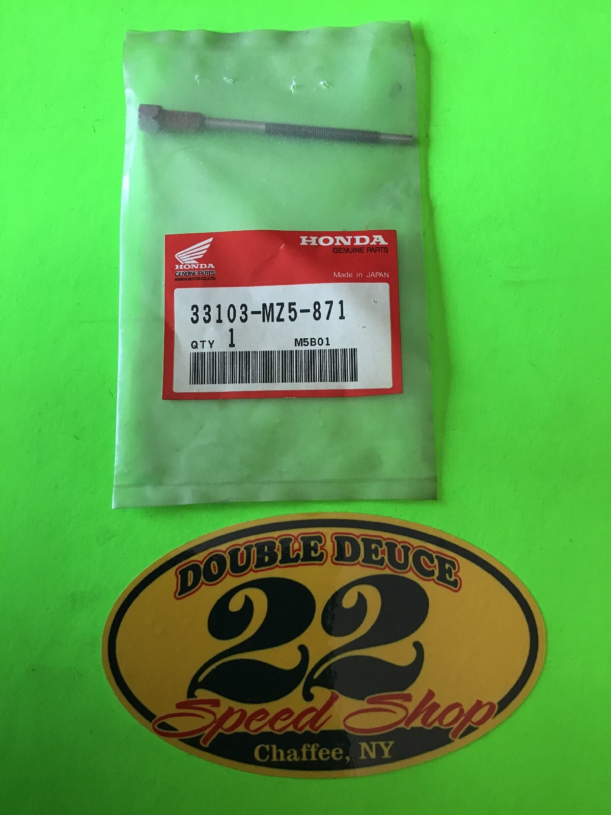 GENUINE Honda NOS 33103-MZ5-871 SCREW, BEAM ADJUST