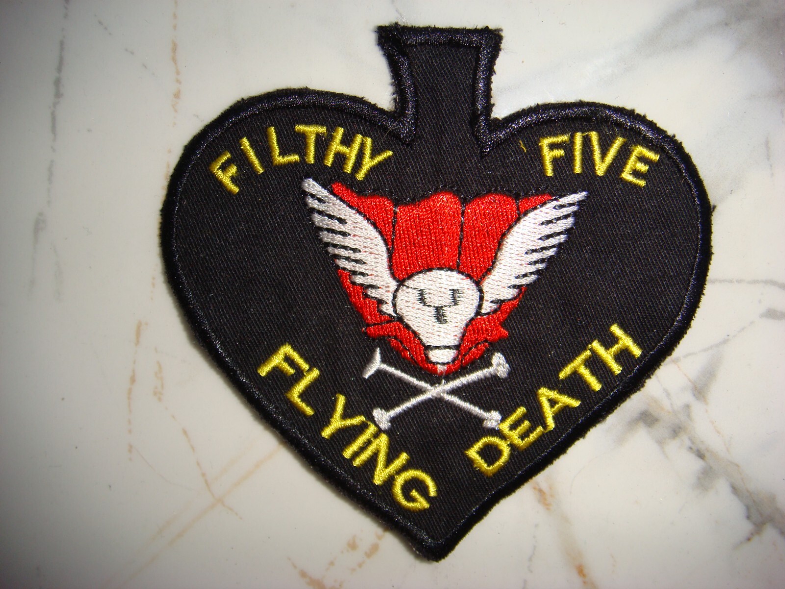 US NAVY HAL-3 DETACHMENT 5 FILTHY FLYING DEATH, VIETNAM WAR PATCH