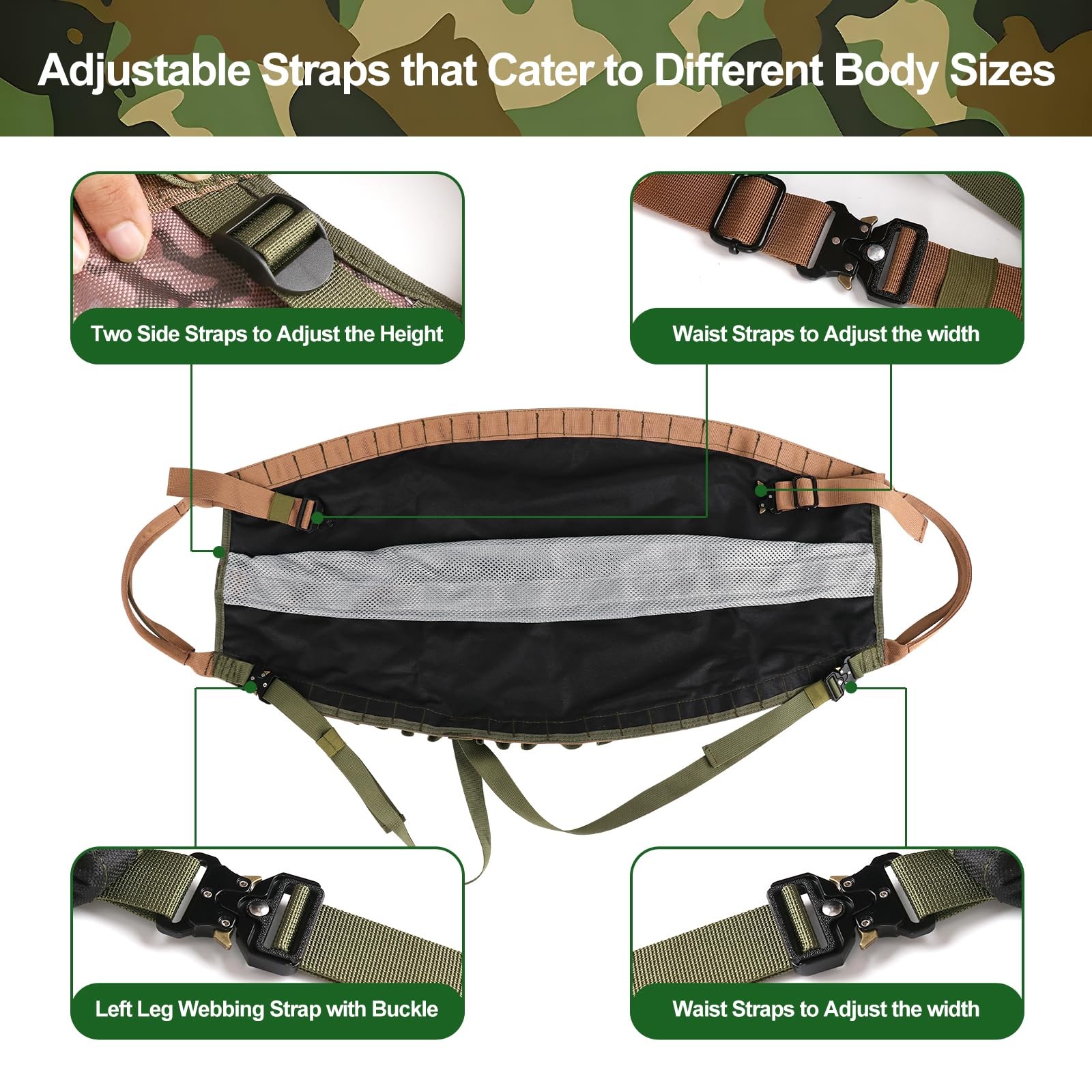 Hunting Saddle,Hammock Saddle Hunting,Comfortable Saddle Hunting System,Hammo...