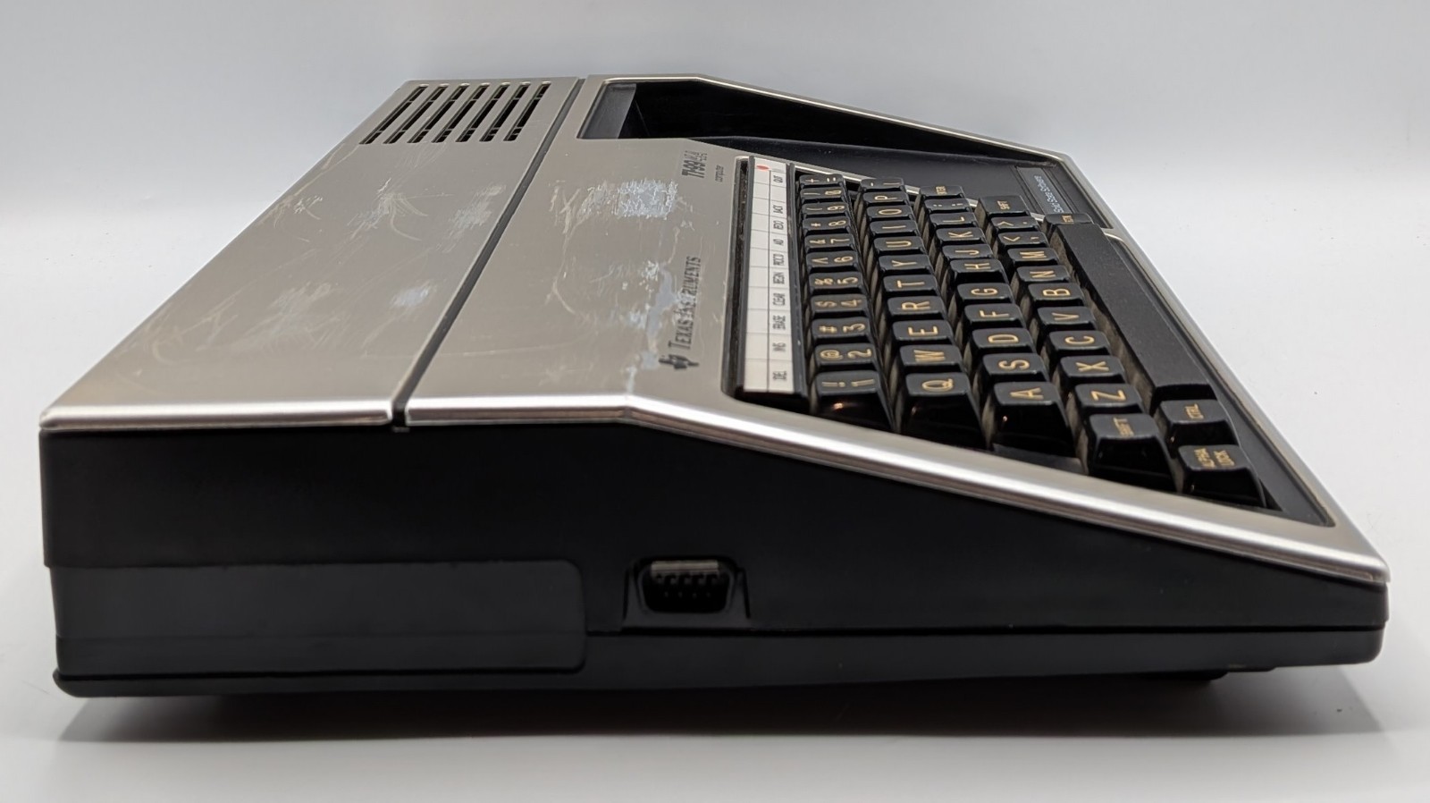 Texas Instruments TI-99/4A Home Computer Console Power Supply & Game UNTESTED