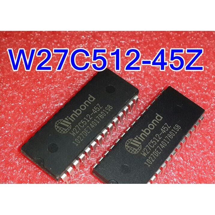 10 PCS/Lot W27C512 W27C512-45Z DIP28 27C512 W27C512-45 IC EEPROM 512KBIT