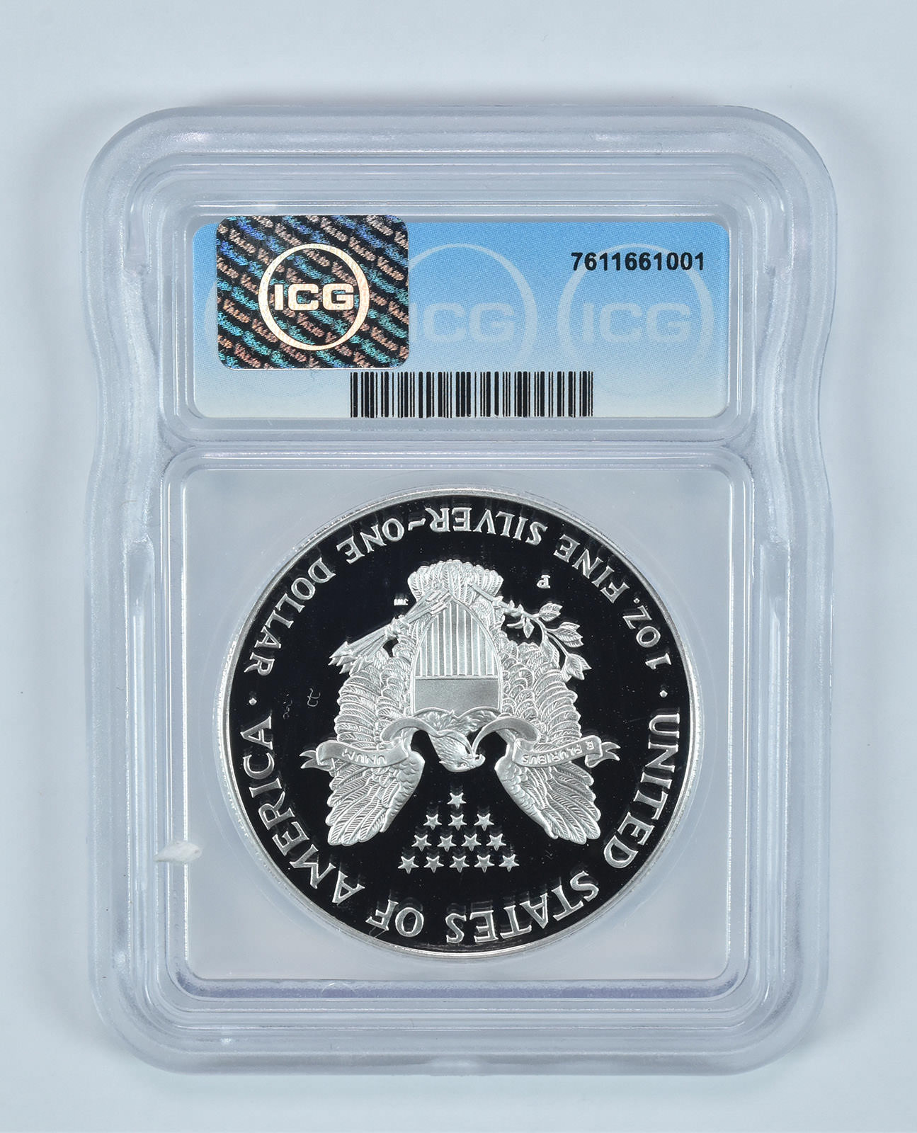 1996-P American Silver Eagle PR70 DCAM ICG