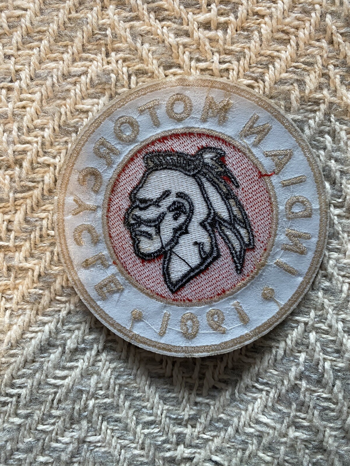 Indian Motorcycles 1901 Throwback Iron-On Patch. New!
