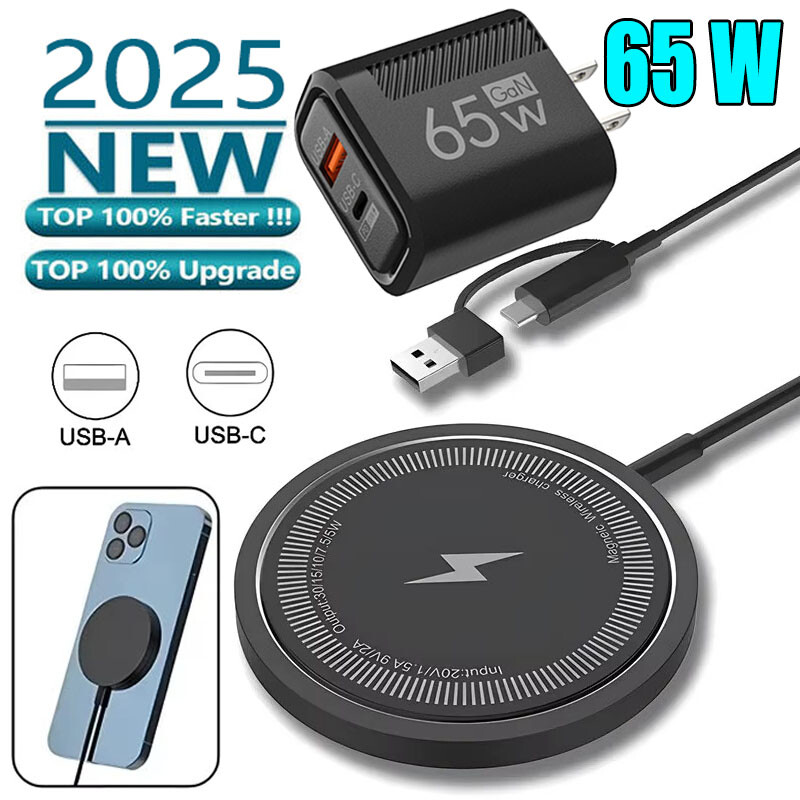 Magsafe Charger Magnetic Fast Wireless Charger For Samsung S25 S24 S23 S22 Ultra
