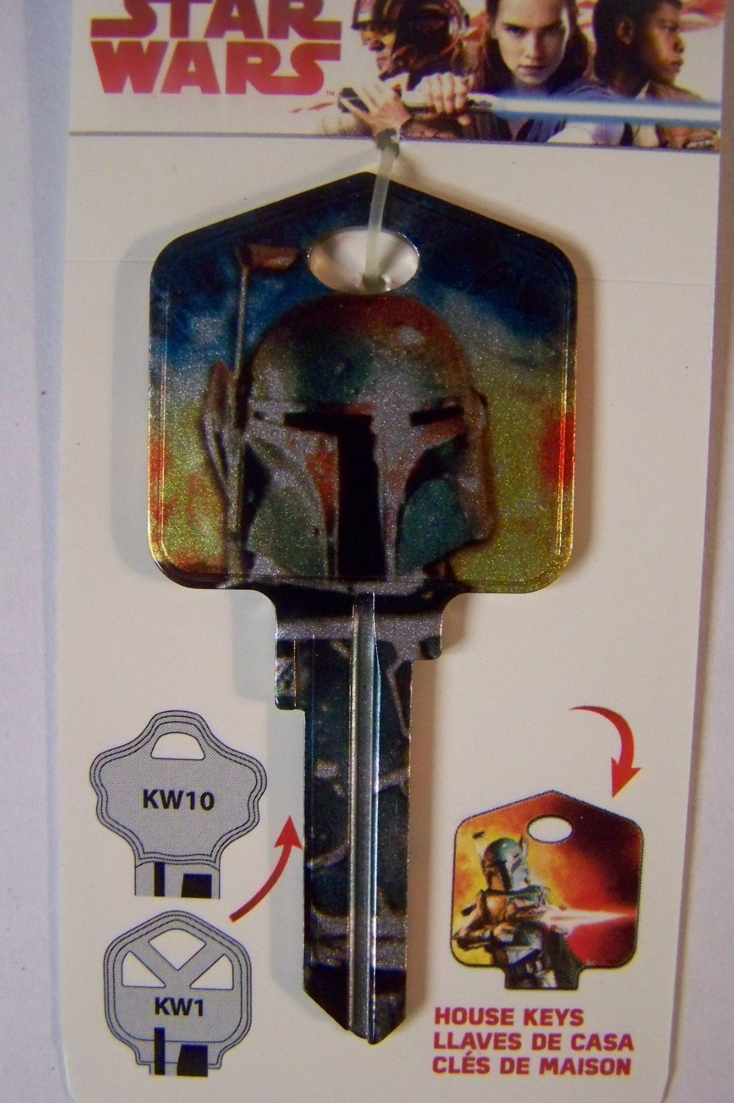 Boba Fett Star Wars Kwikset House Key Blank KW1/KW10