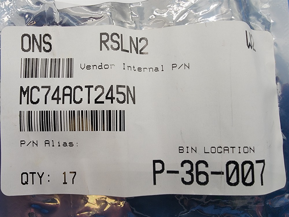 New (17pcs) MC74ACT245N ONSEMI IC Logic