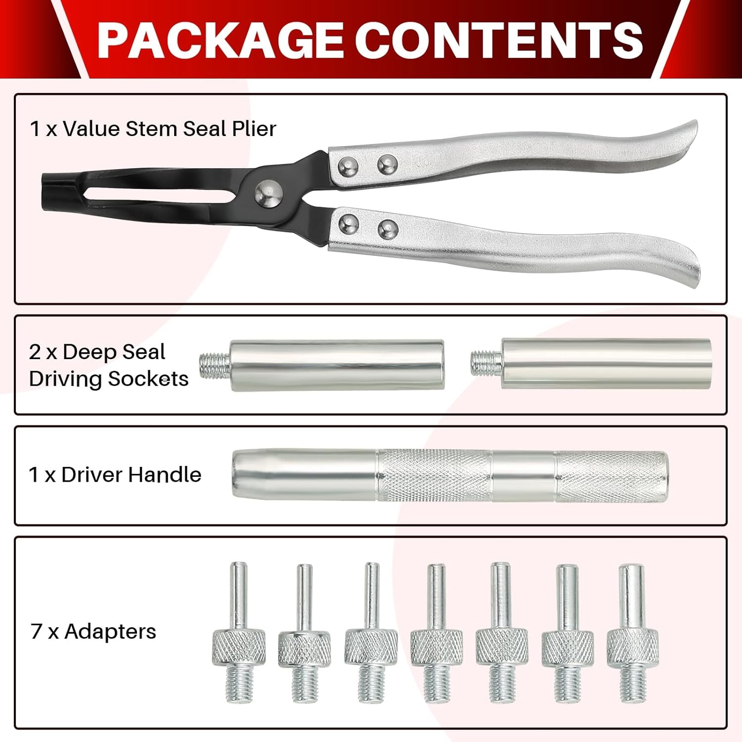 Valve Stem Seal Remover and Installer Removal Tool...