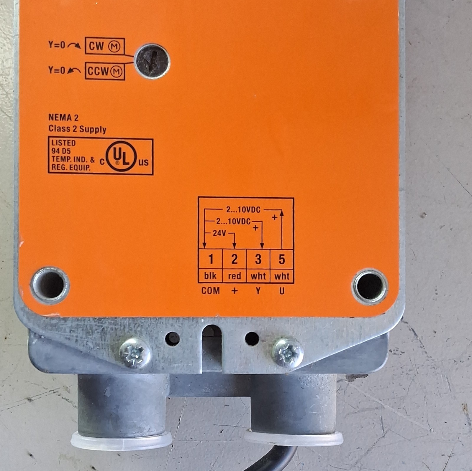 Belimo NF24-SR US Spring Return Damper Actuator 24V VAC/DC 2-10VDC