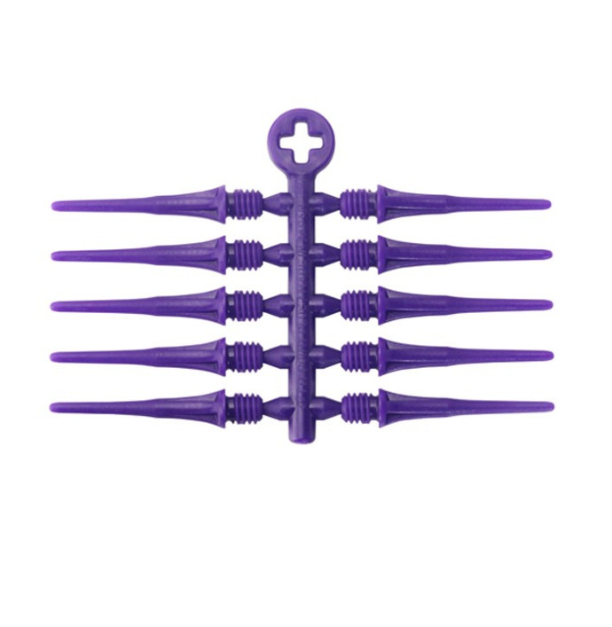 Cosmo Fit Point Plus Purple 50 Pieces Dart Tips