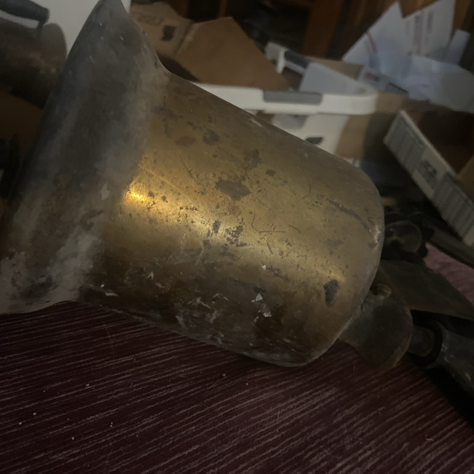 vintage brass gasoline blow torch No Pump. Untested