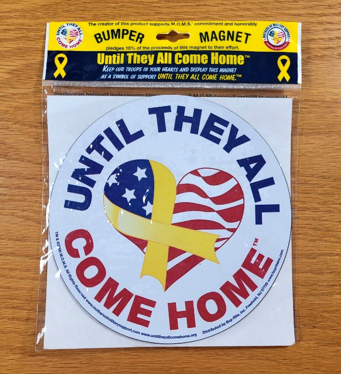 Military Magnet United States Troops Support Until They All Come Home Car Fridge