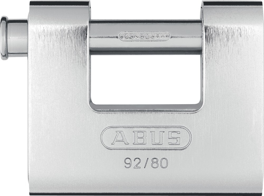 ABUS 92/80 Monoblock padlock - Protected Shackle - Keyed Different