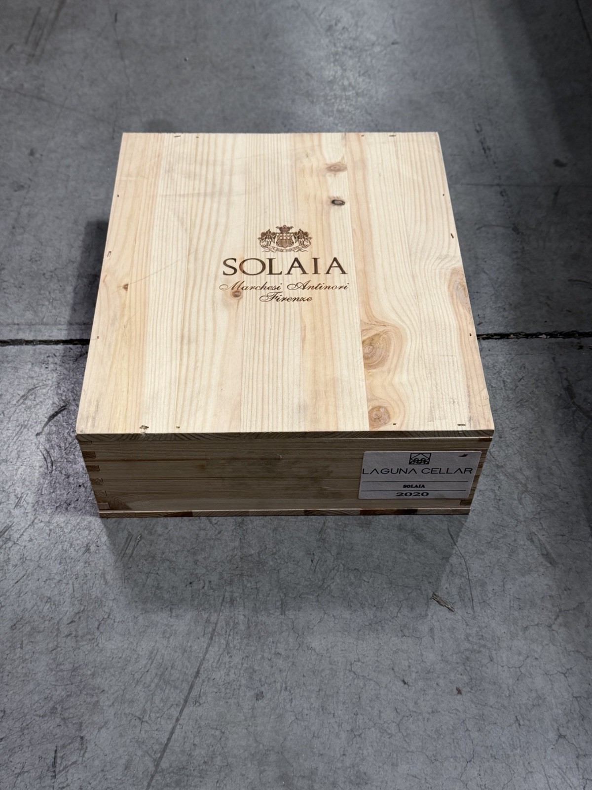 1 Random Wooden Wine Box Crate. 3 Bottle. BOX ONLY. Collectible