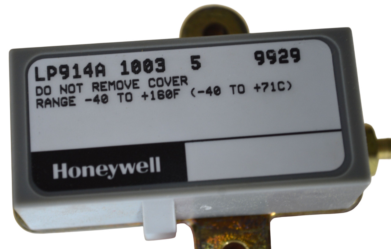Honeywell LP914A 1003 5 Insertion Temperature Sensor Duct Mounting 15" Element