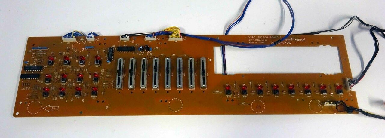 ROLAND JV-80 Panel Board (Switch Board A)
