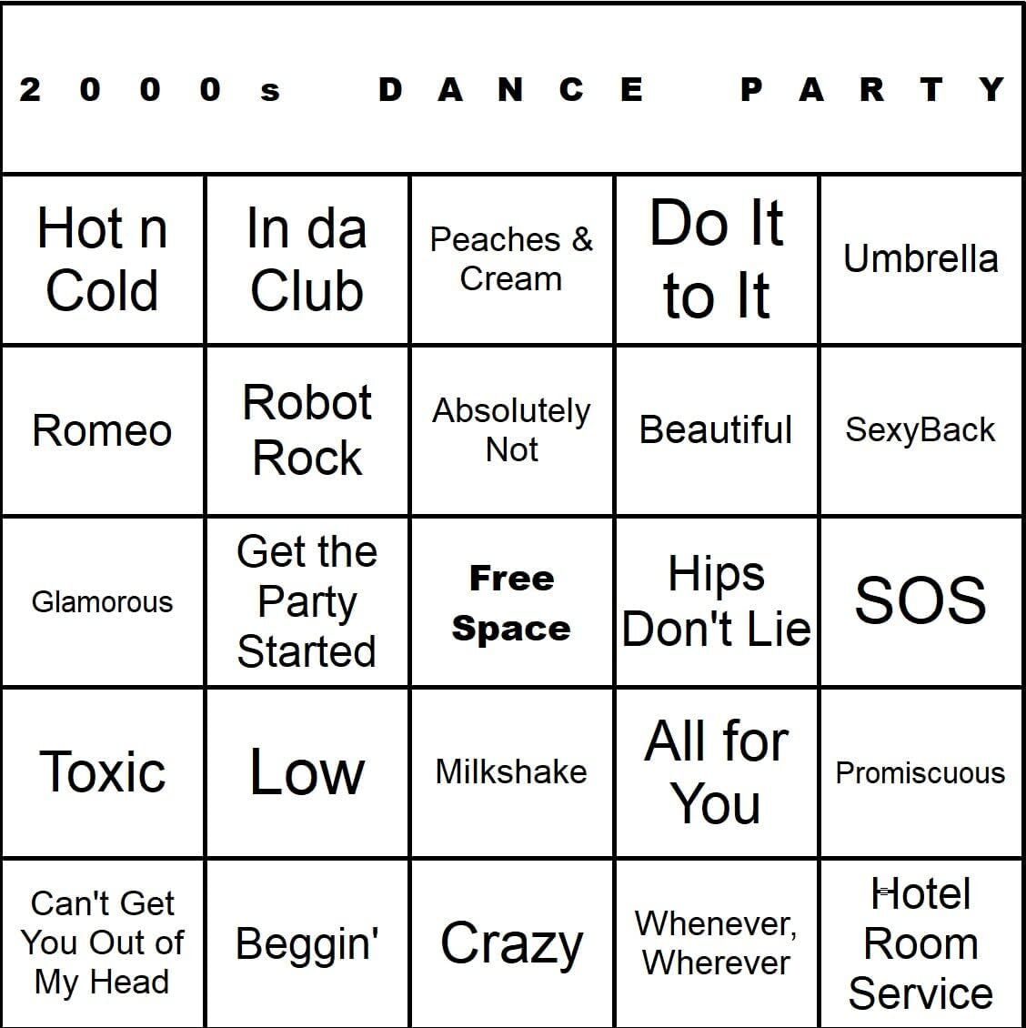 Bangin' Meats CardTunz 100 Music Bingo Cards Printed and Laminated Many Music