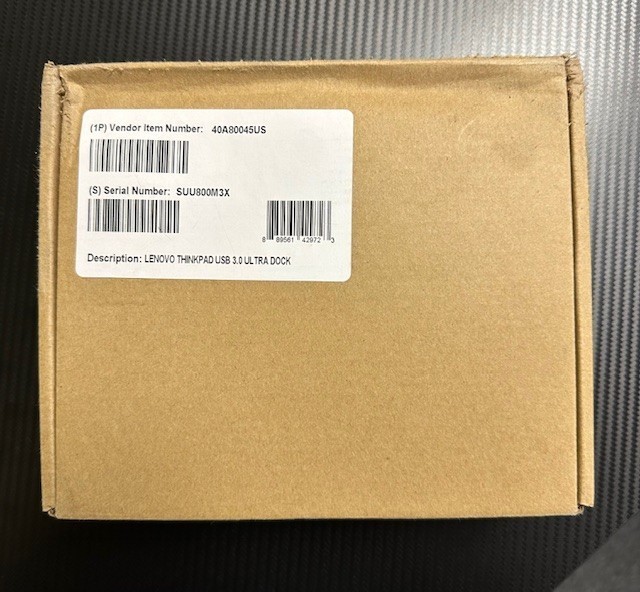 Lenovo ThinkPad USB 3.0 Ultra Dock 40A80045US