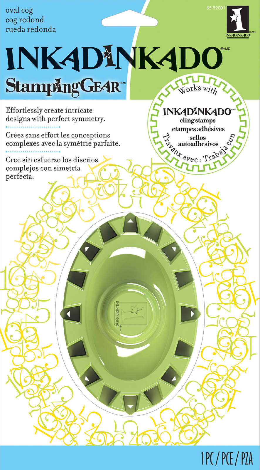 Stamping Gear Oval Cog by Inkadinkado New