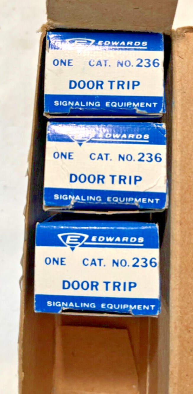 (Lot of 3) Edwards 236 Door Trip Contactor Not Insulated