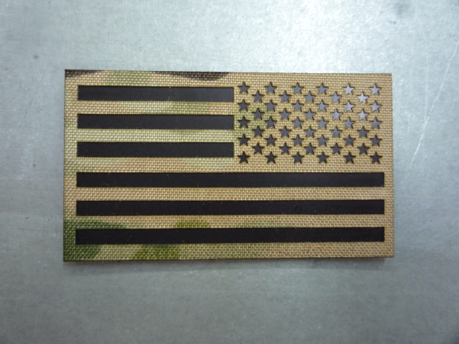 REV USA MULTI /OCP twill FABRIC IR MB 2nd PATCH 3.5"X2" W/ VELCRO® BRAND FSTNR
