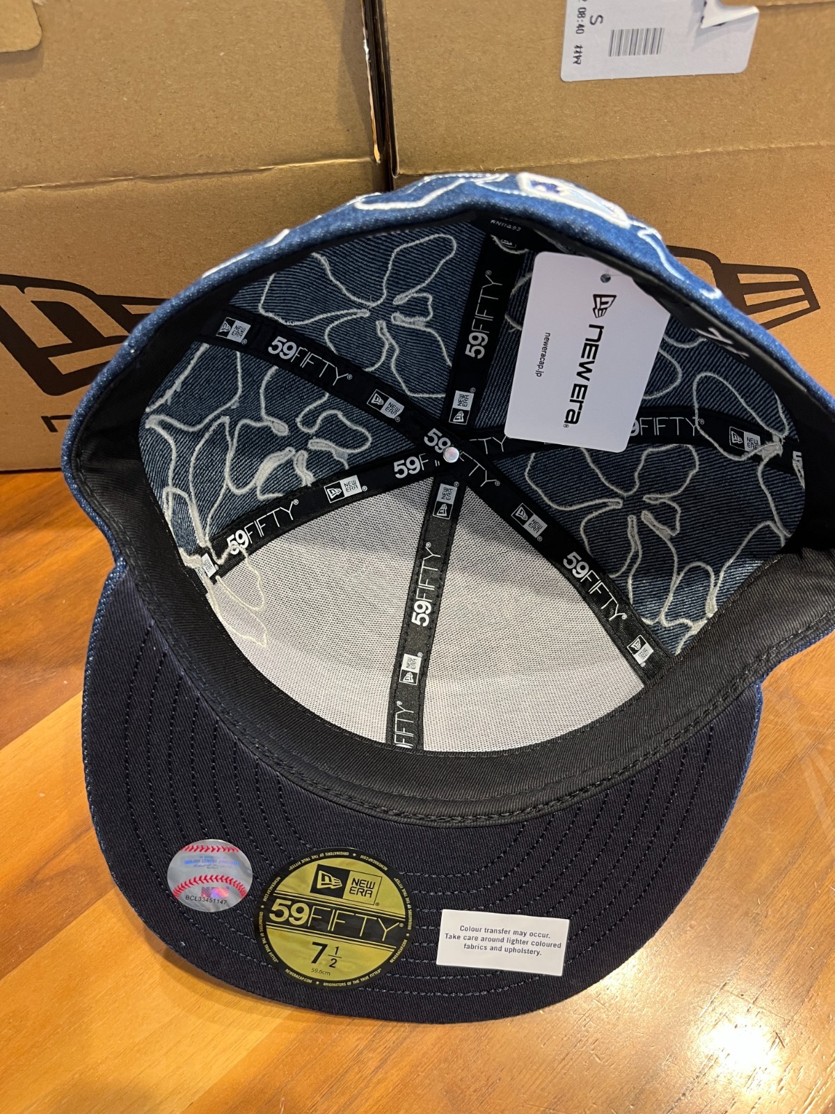 NEW ERA 59FIFTY Floral Denim Los Angeles Dodgers Denim 15146293