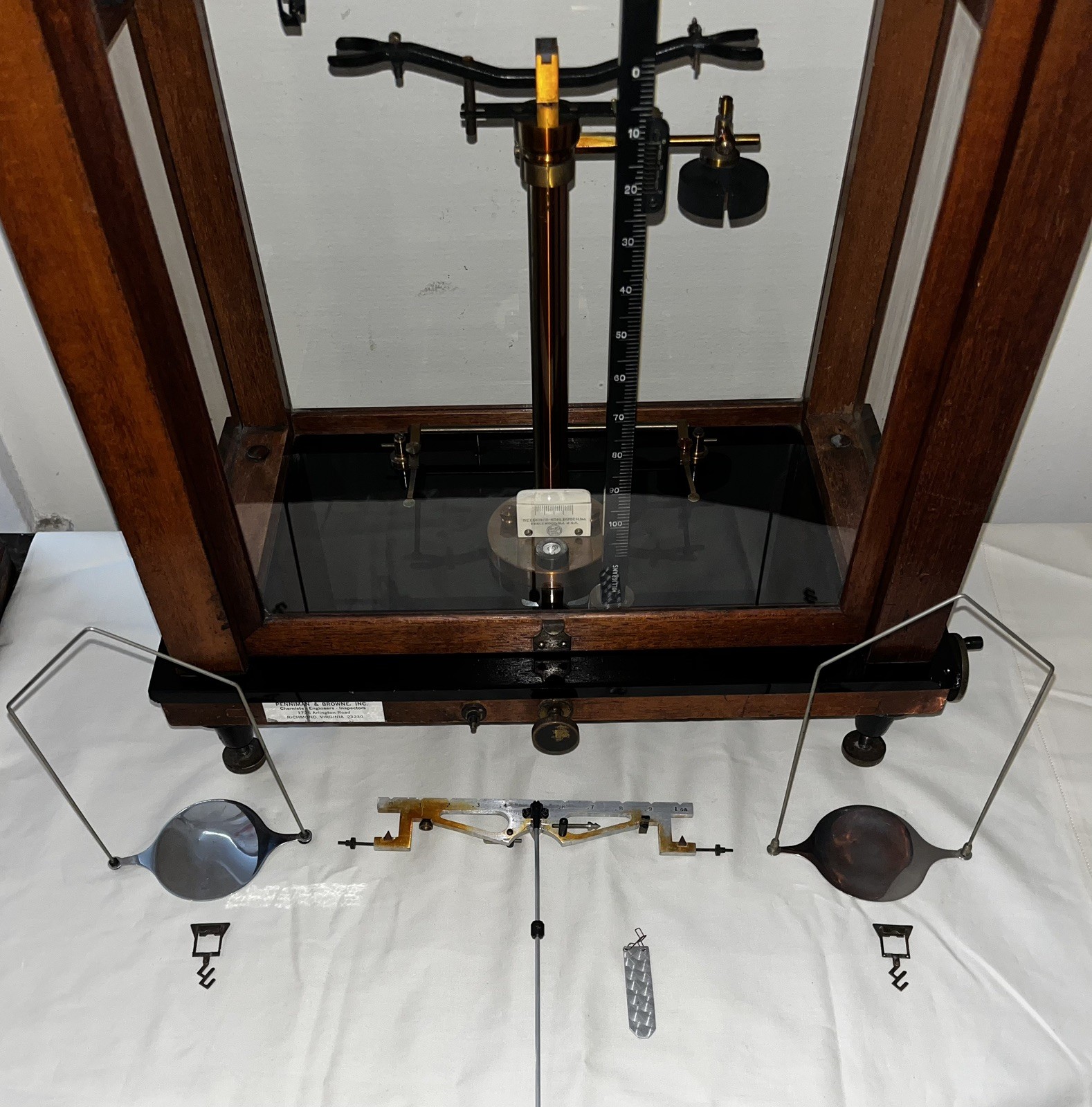 Antique Seederer-Kohlbusch Scientific Balance Scale.