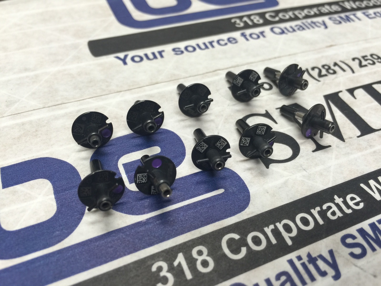 Fuji NXT 2.5MM H08/H12 Head Genuine Nozzles Lot of 10 Pieces Part Number AA20C00