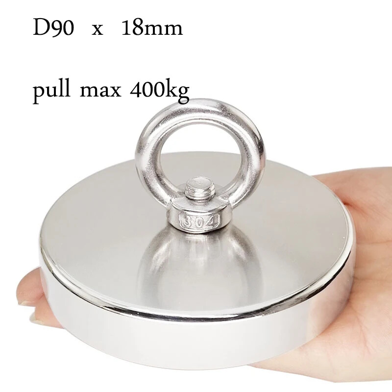 Fishing Magnet, Over 900 Lbs Pulling Force Strong Neodymium Magnet Heavy