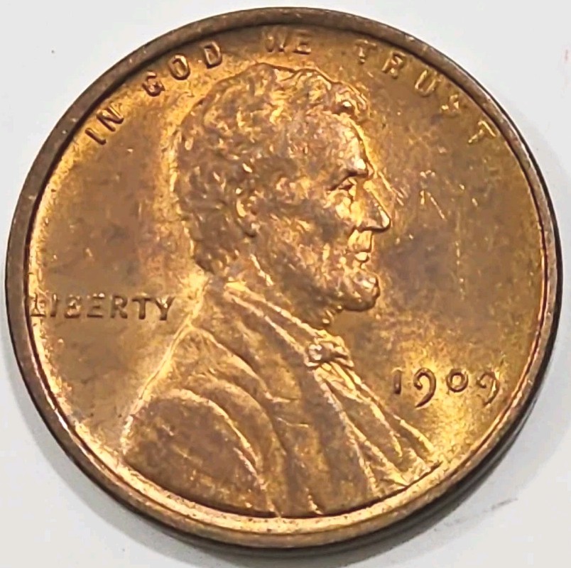 1909 1C Lincoln Cent RD - Choice Gem BU+