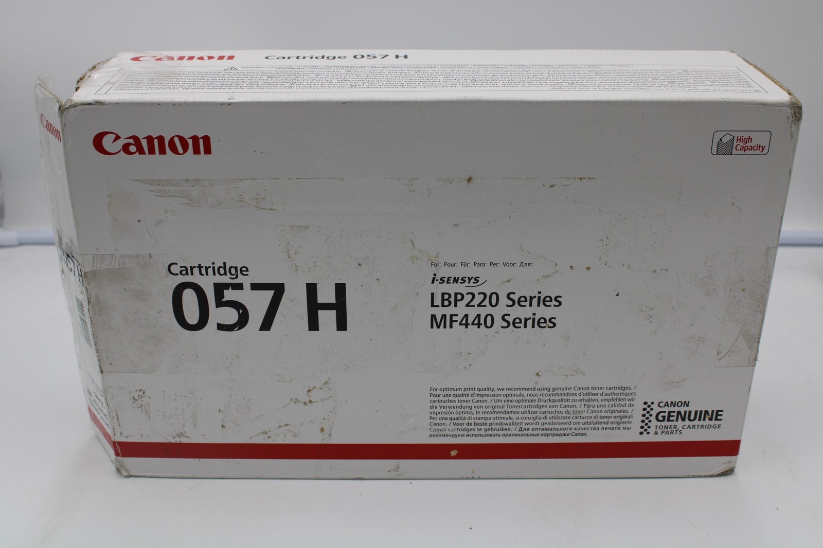 Canon Genuine High Yield Toner Cartridge 057H Black Open Box- Customer return