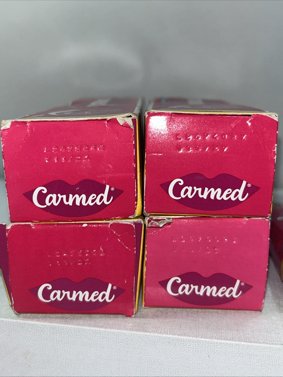 5 New Carmed Fini Beijos Strawberry Toothpaste, 1 Missing Box