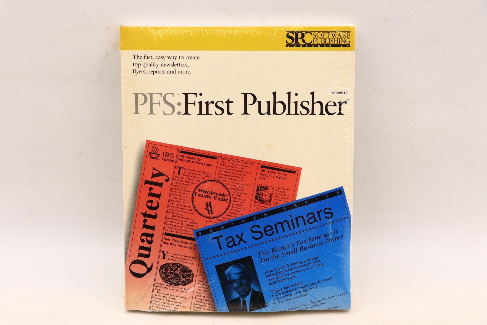 Vintage SPC Software Publishing PFS First Publisher version 3.0 NEW Sealed