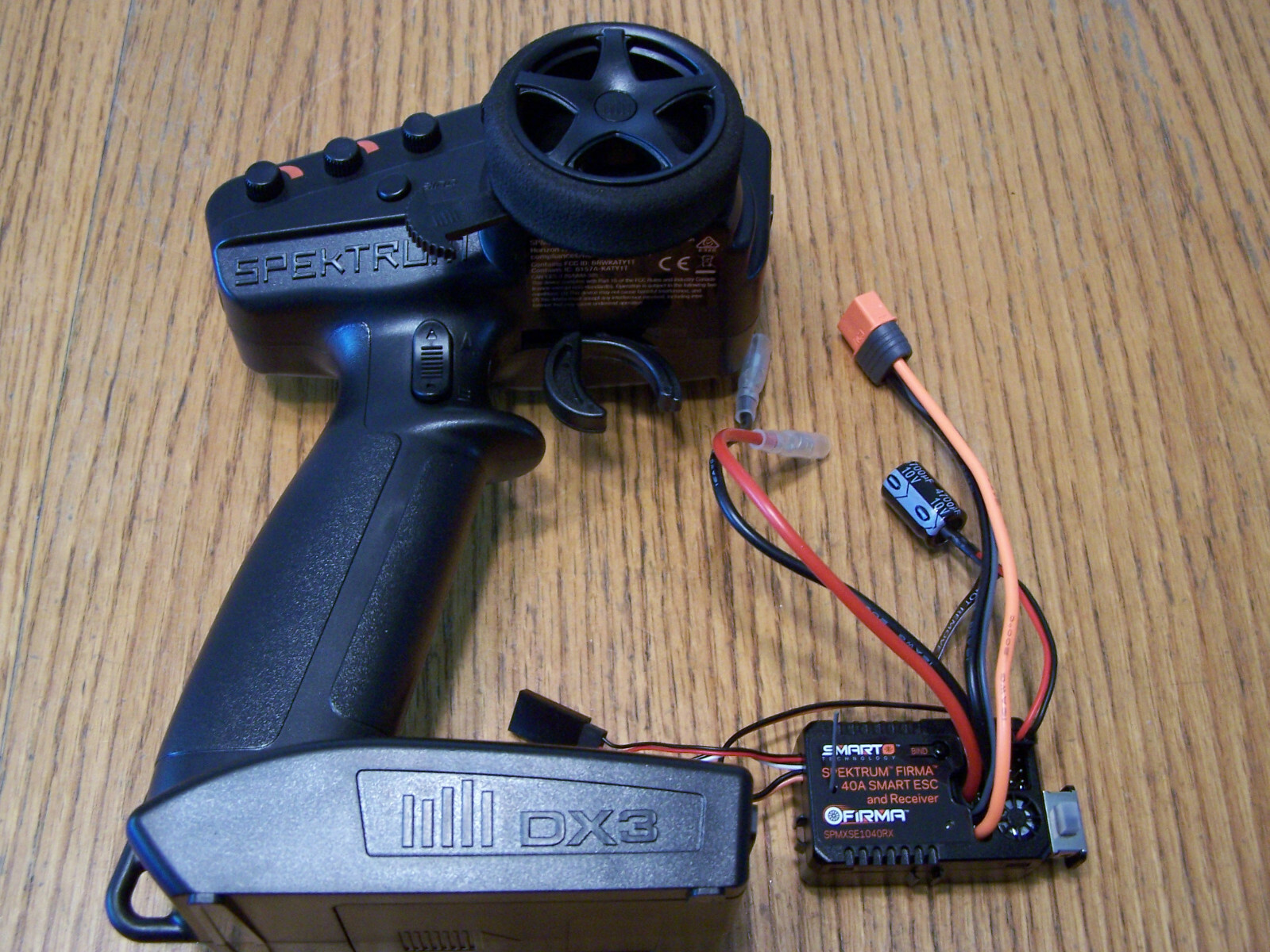 Axial SCX10 III Ford Bronco DX3 Spektrum Radio 40A Smart Firma 2in1 ESC Receiver