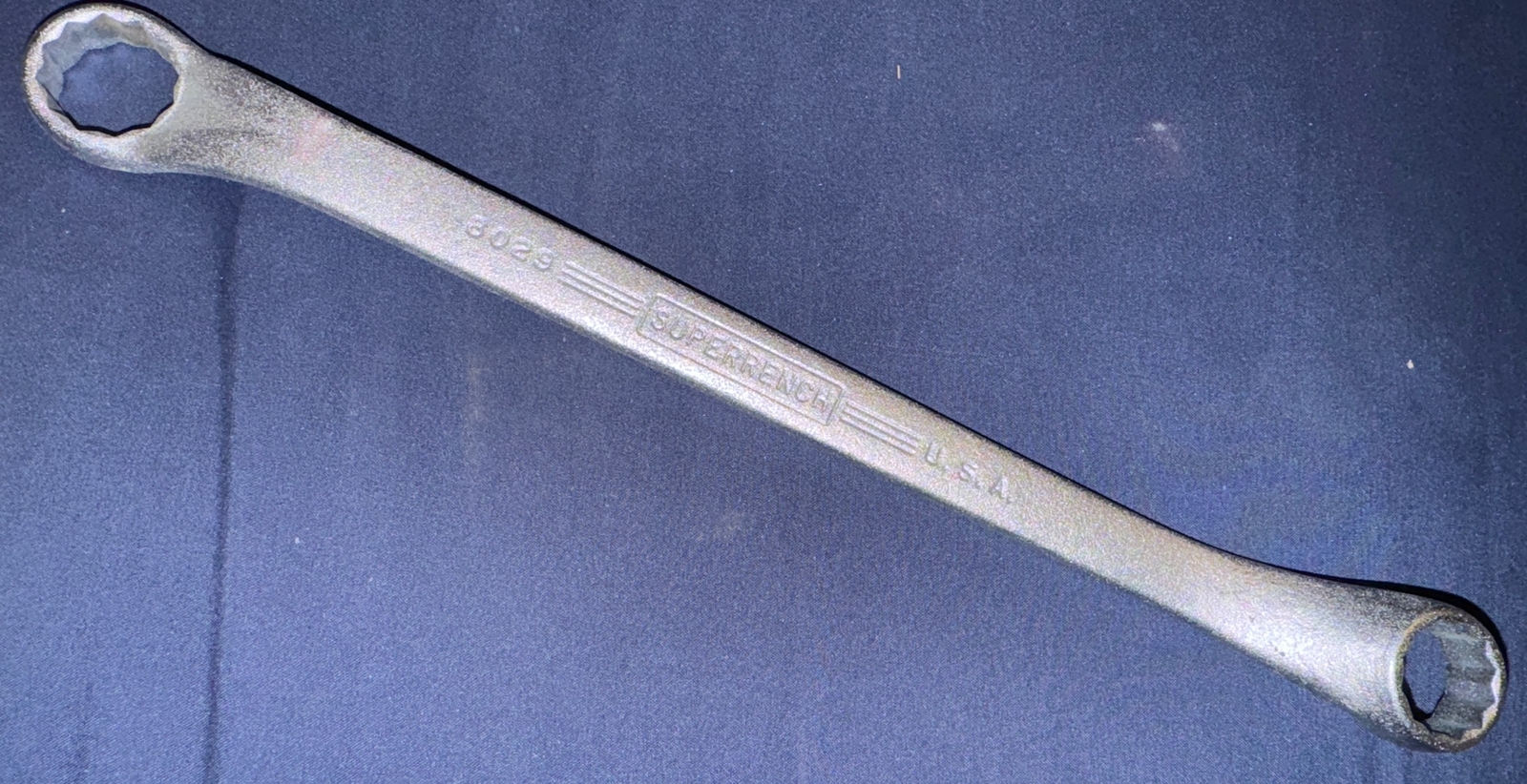 J. H. Williams Superrench  #8029  Offset box end Wrench 25/32” & 11/16” USA, NOS