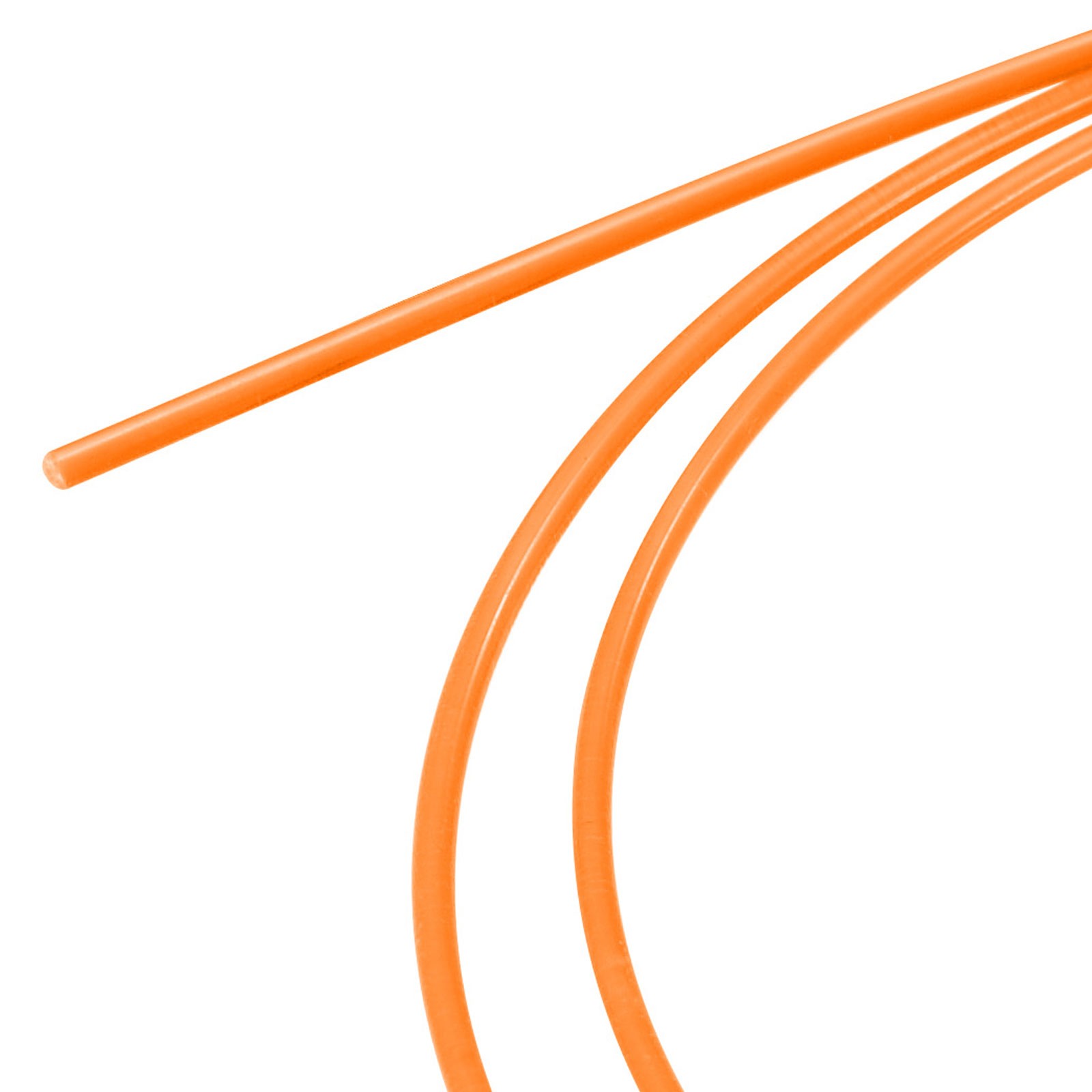 Replacement fiber optics viewfinder rods, 5pcs 2.5mmx15cm PMMA orange
