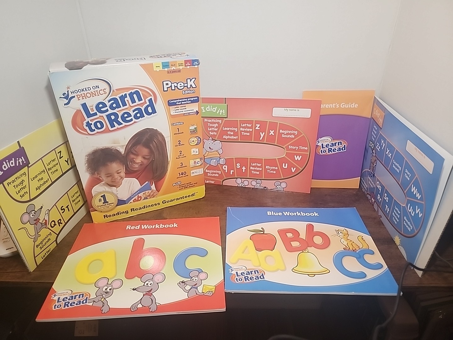 Hooked On Phonics Pre-K Learn to Read Edition Program INCOMPLETE SEE PHOTOS